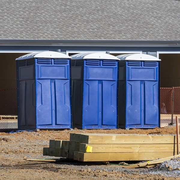 are there any restrictions on where i can place the portable restrooms during my rental period in Canal Lewisville Ohio